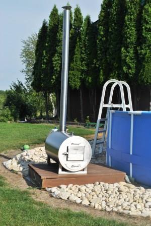 Wood Fired Swimming Pool Heaters - Wood Burning Water Stoves