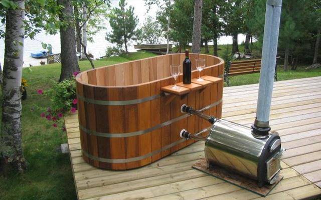 Wood Fired Swimming Pool Heaters Burning Water Stoves - Wood Burning Hot Tub Heater Diy