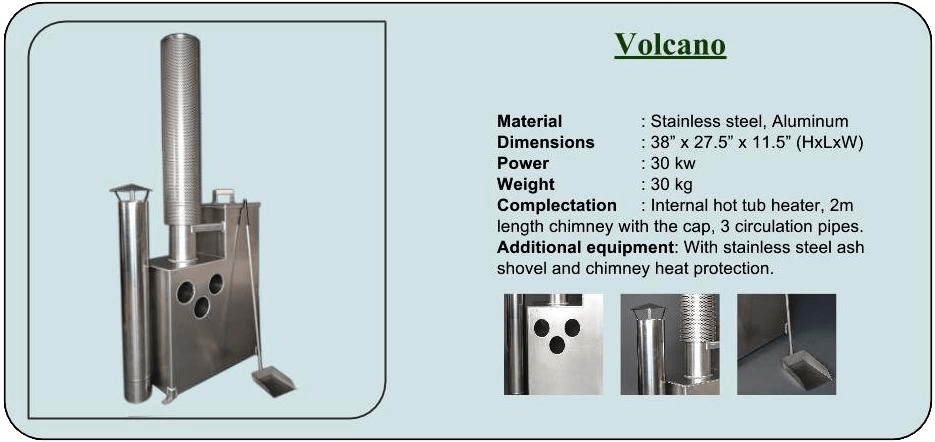 Internal Wood Fired Pool and Hot Tub Heaters - Wood Water Stoves
